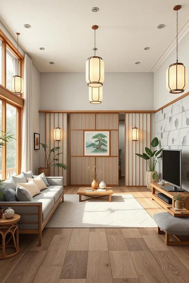Pale Rustic Timber Grounds Japanese Minimalism
