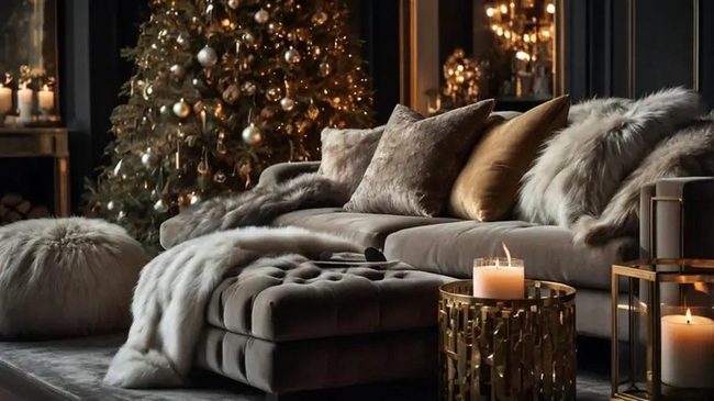 Plush Velvet Faux Fur Luxury