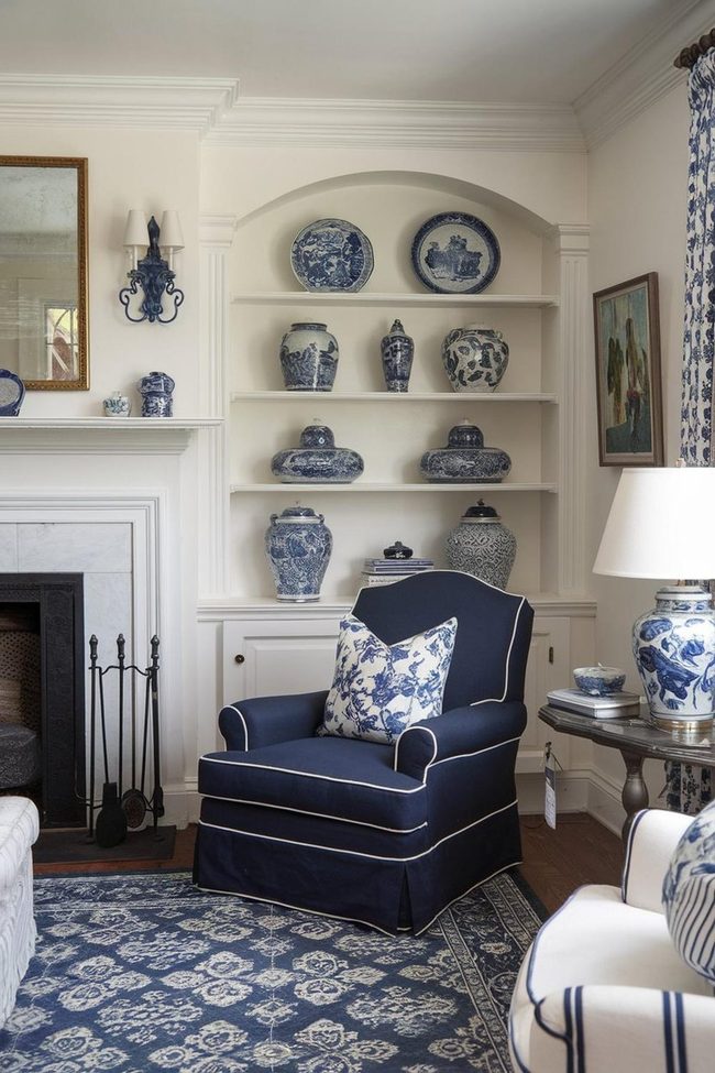 Blue and White Porcelain Parlor
