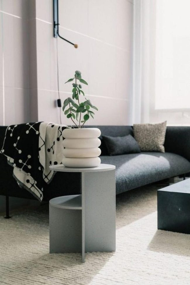Gray Sofa Modern Calm Space