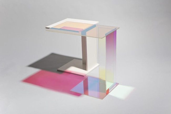 Light-Catching Glass Table Statement