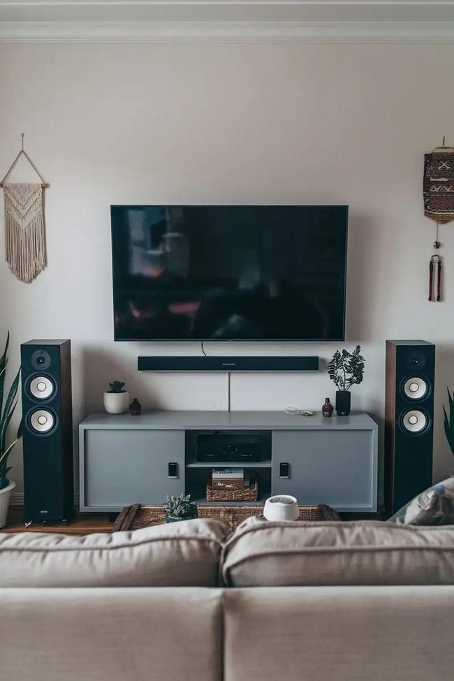 Sleek Speakers As Décor Statement
