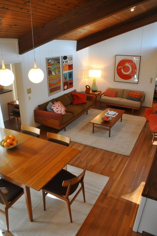 Warm Neutrals With Sculptural Light