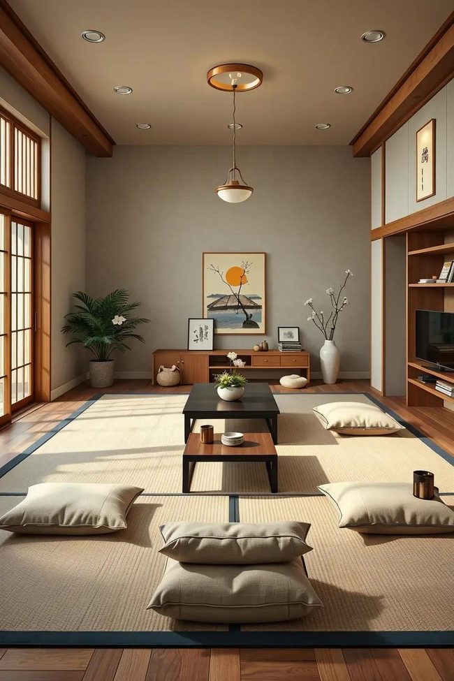Floor-Level Living Japanese Style