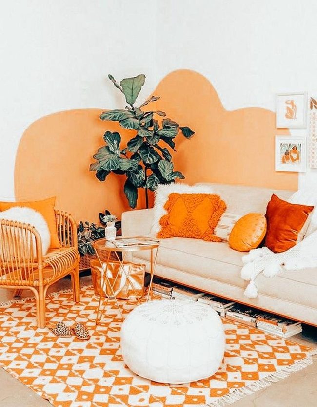 Orange Walls, Beige Comfort, Green Life