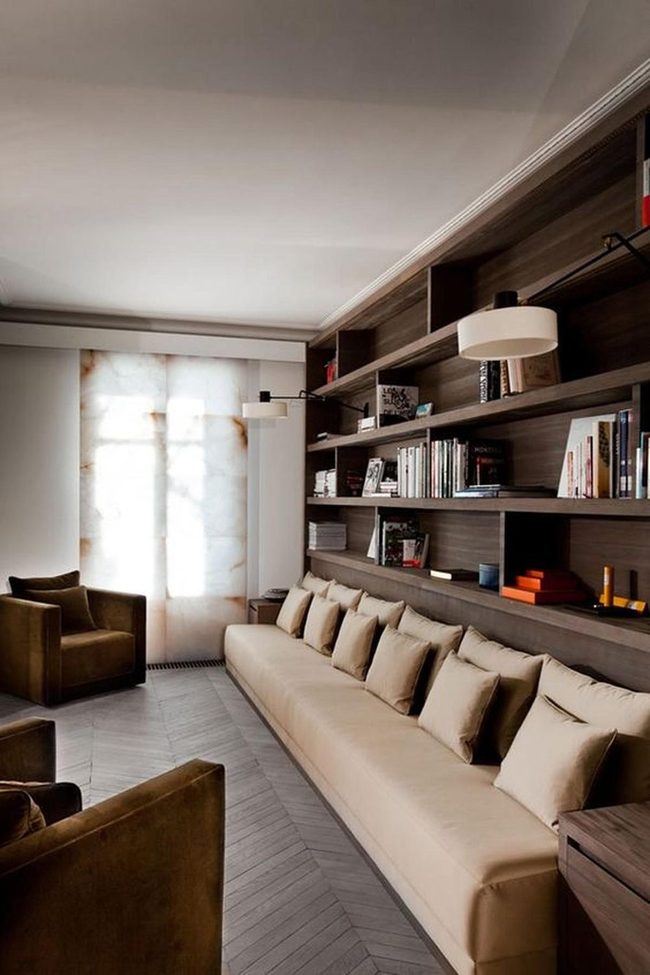Sunlit Beige Reading Retreat