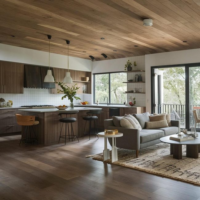 Unified Flooring Expands Open Spaces