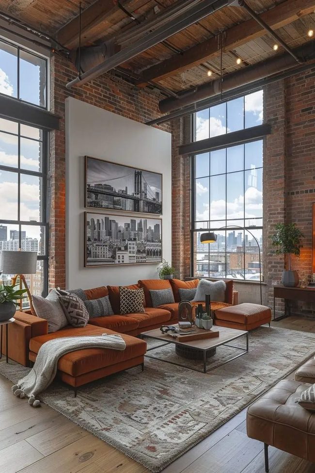 Industrial Brick Meets Soaring Light