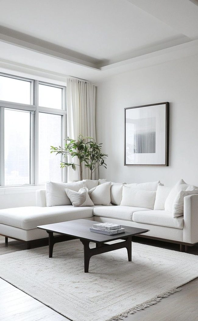 Neutral Sofa Modern Living