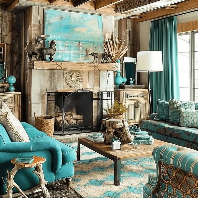 Turquoise Pairs With Every Shade