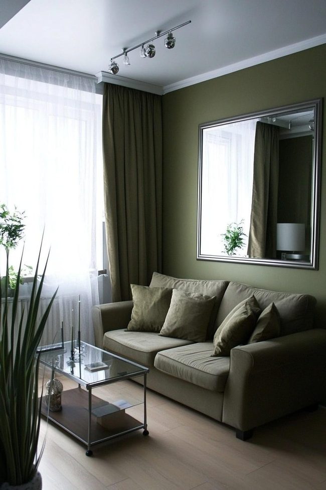 Olive Green Compact City Room