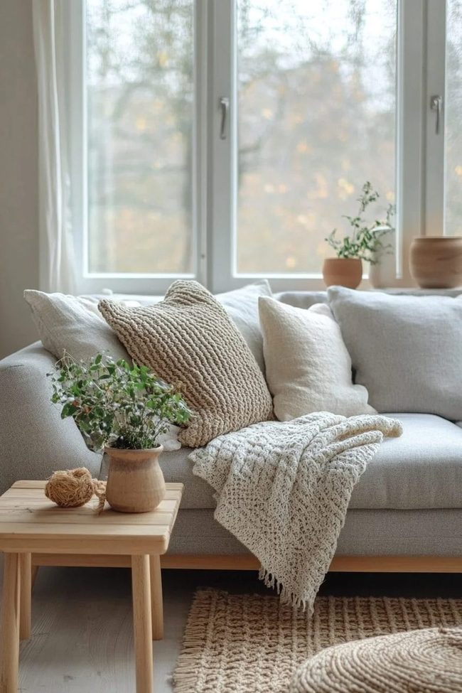 Grey Sofas And Natural Light