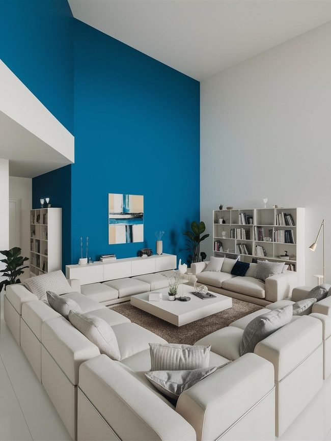 One Wall Color Statement