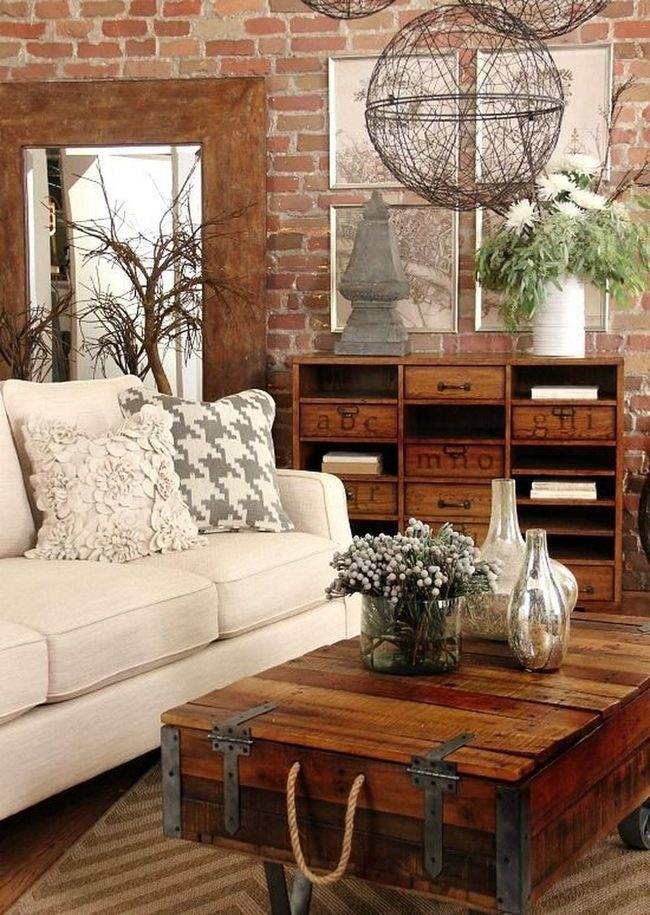 Brick, Wood, And Layered Texture