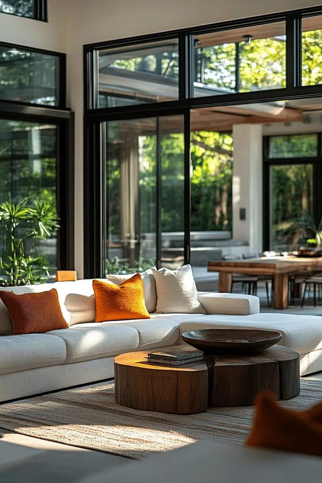 Glass Walls Meet Natural Living