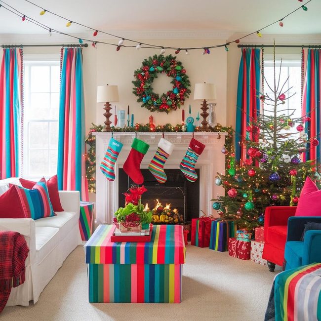 Jewel Tone Rainbow Room