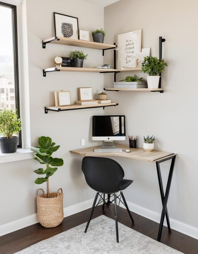 Compact Desk Small Space Solution
