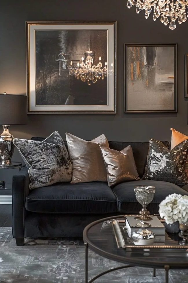 Deep Fabric Sofa, Luxurious Centerpiece