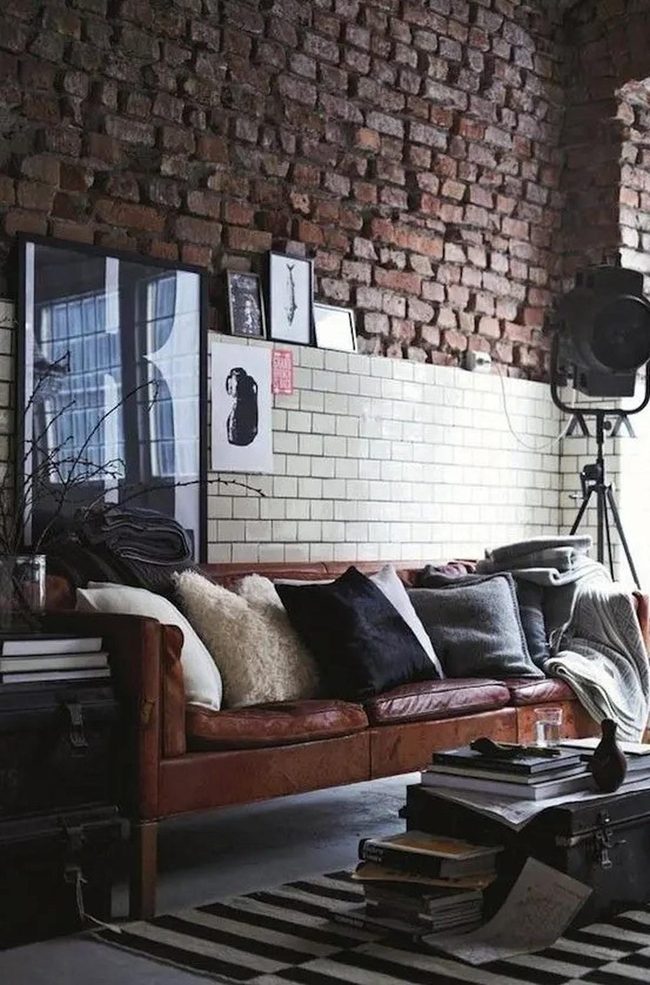 Brick, Tiles, And Artistic Black White