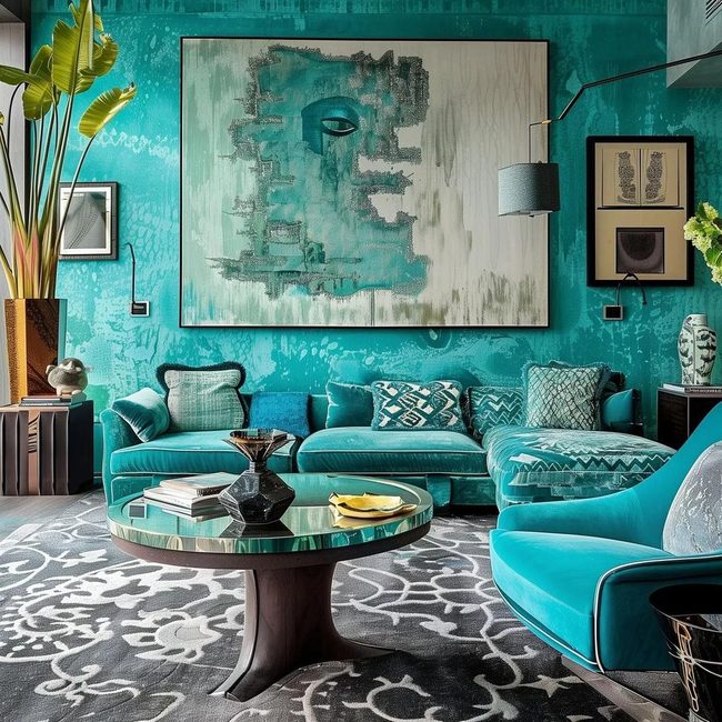 Turquoise Accents Transform Your Space