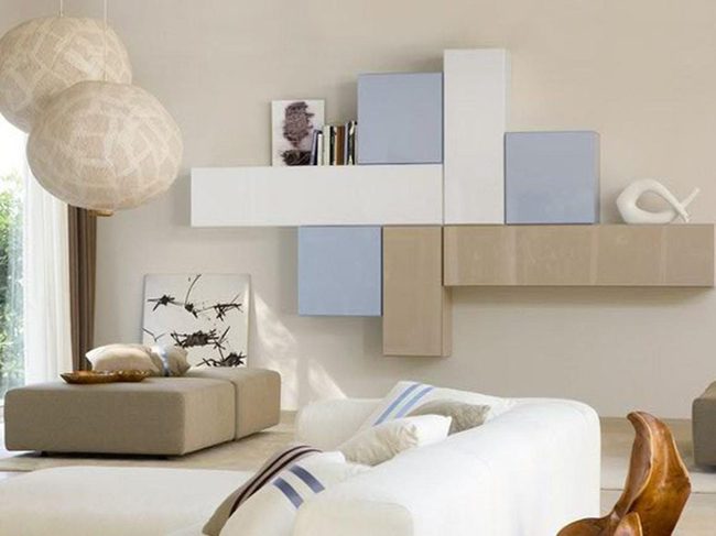 Geometric Shelves Break Neutral Monotony