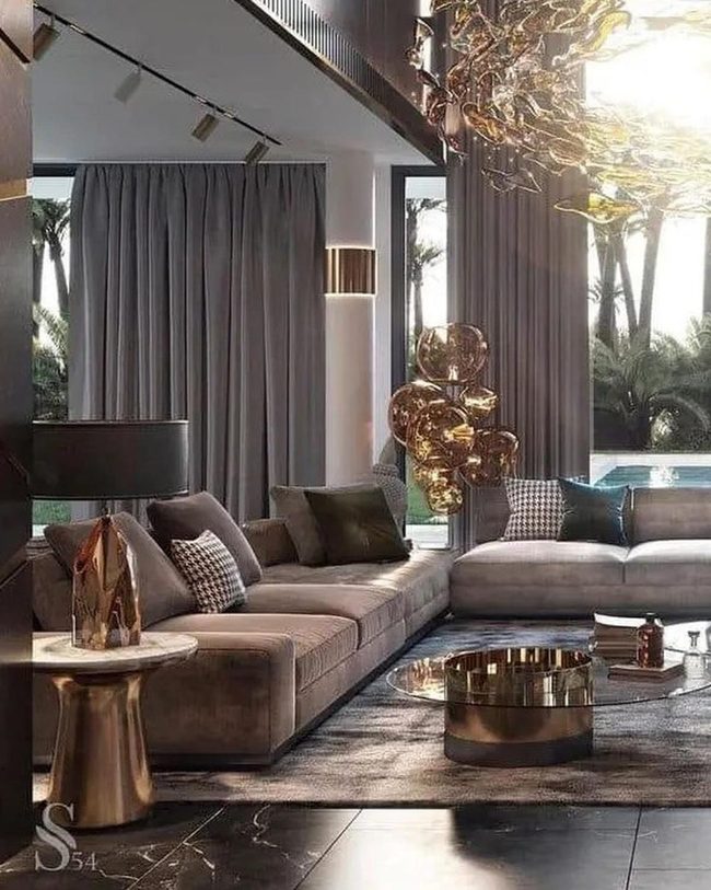 Glass Orb Chandelier Light Patterns