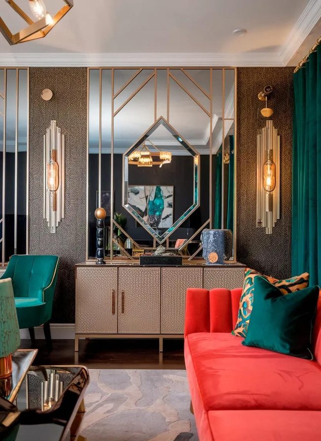 Jewel Tones Meet Art Deco