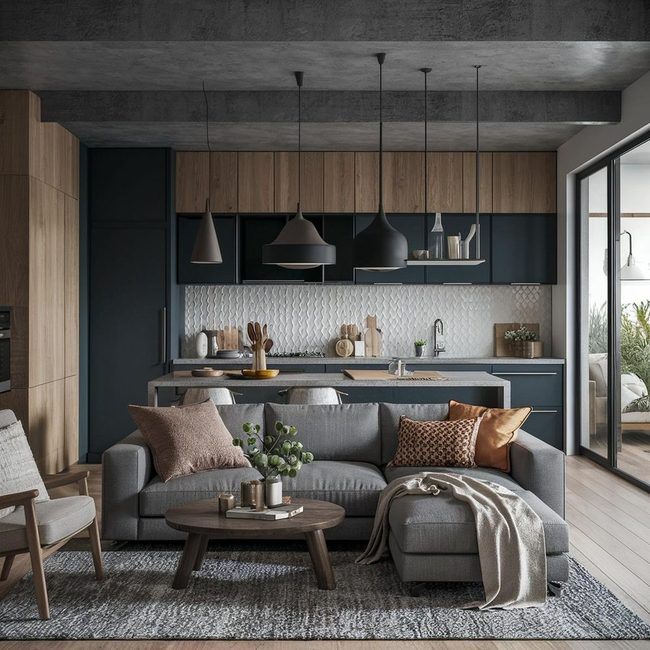 Mixed Materials Current Living