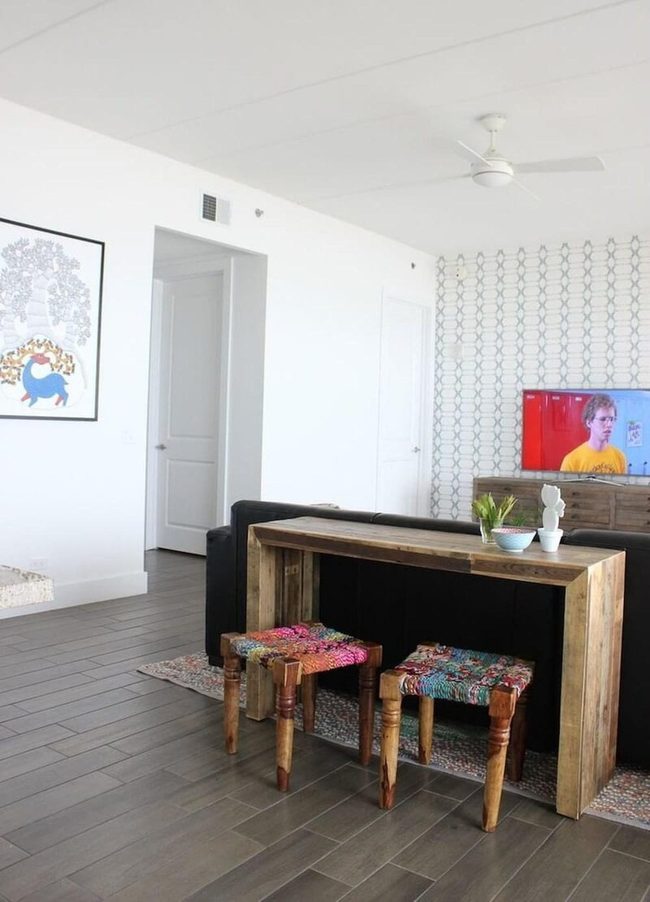 Reclaimed Wood Meets Industrial Metal