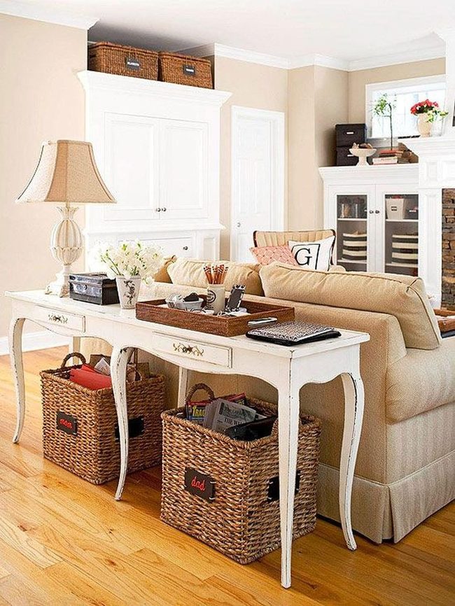 Cream And Wood Living Room Functionality