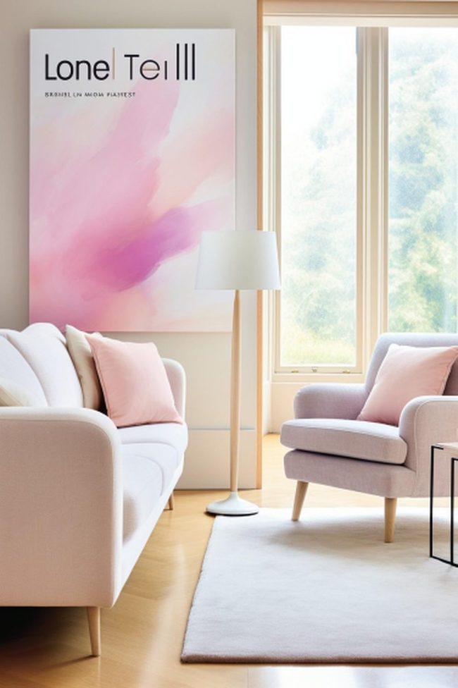 Muted Pink Lounge Terrace View