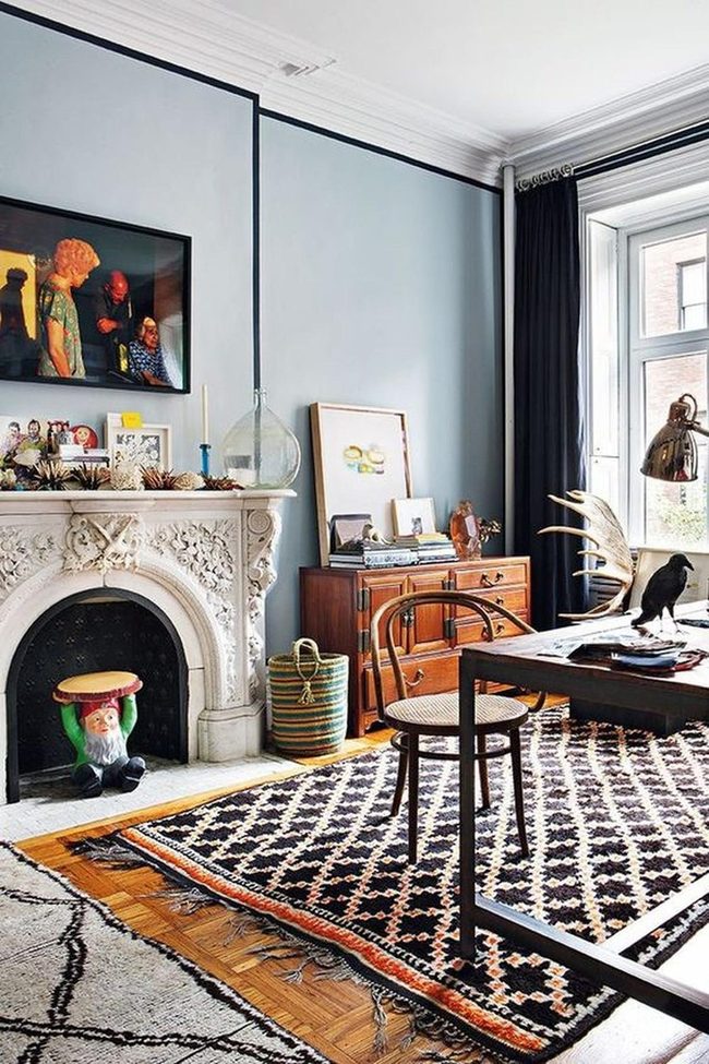Light Blue Walls, Dark Trim Character