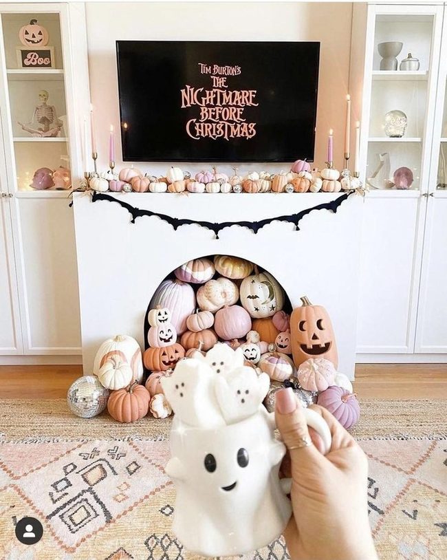 Soft Pastels Meet Halloween Pumpkins