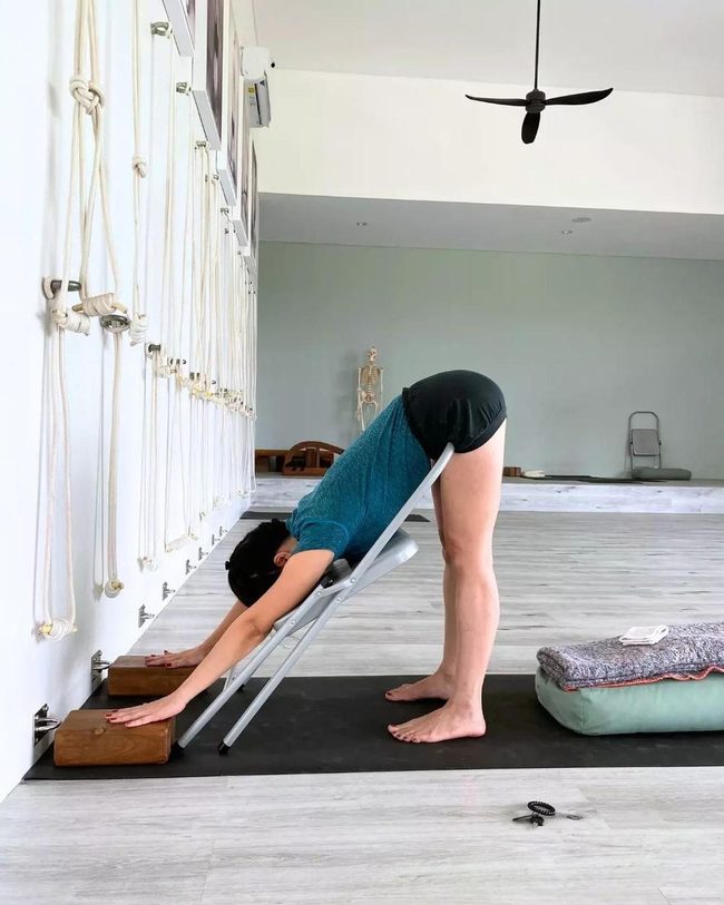 Chair-Supported Spine Flexibility