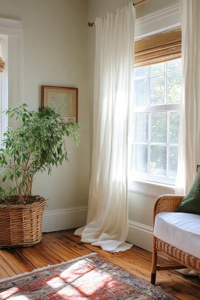 Flowing Fabric Softens Sharp Corners