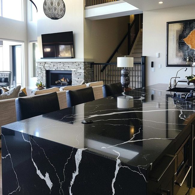 Black Quartz Eatery Elegance