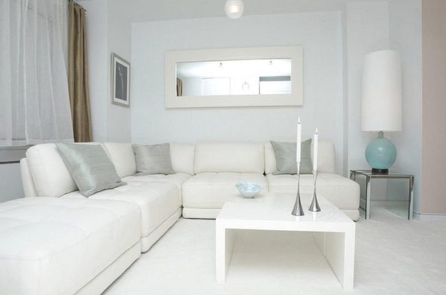 White Sectional Light And Space