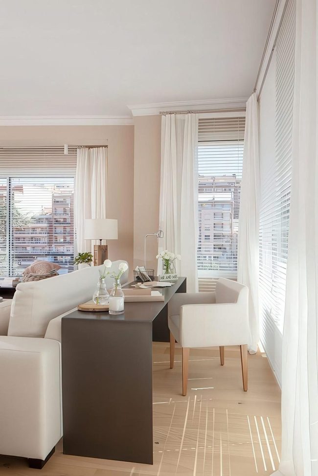 Cream Curtains And Soft Neutrals