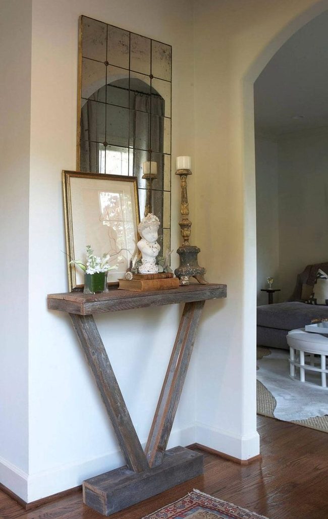 Handmade Entrance Table Personal Style