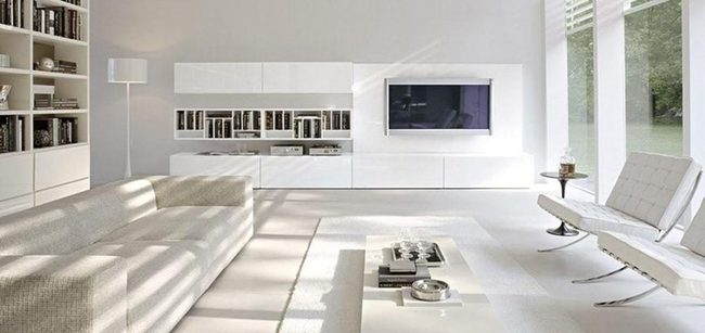 White Living Room Light And Airy