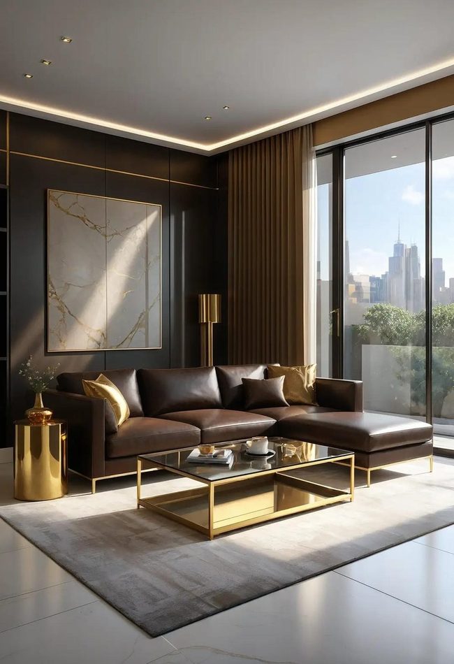 Chrome And Glass Modern Shine