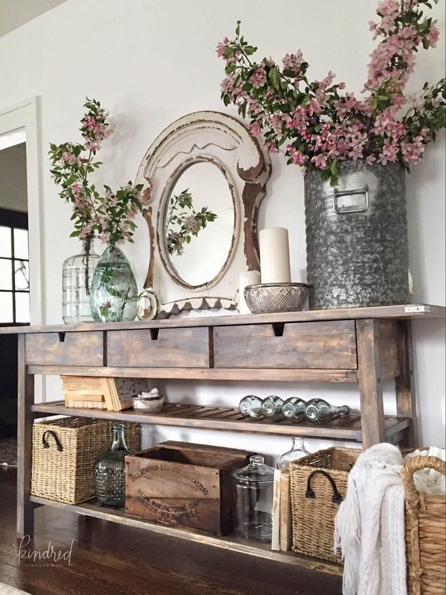 Woodland Apothecary Table Entryway