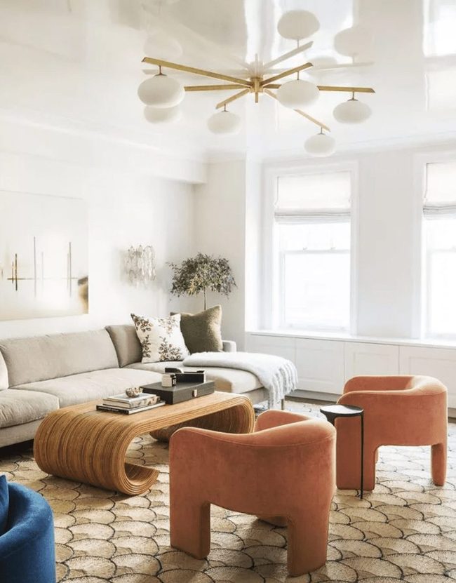 Bold Ceiling Fixture Statement