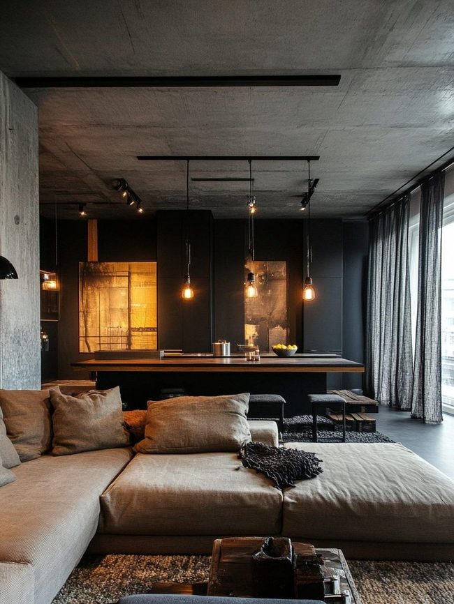 Bold Color Pops Modern Living