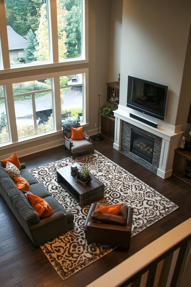 Area Rugs Anchor Open Floor Plans