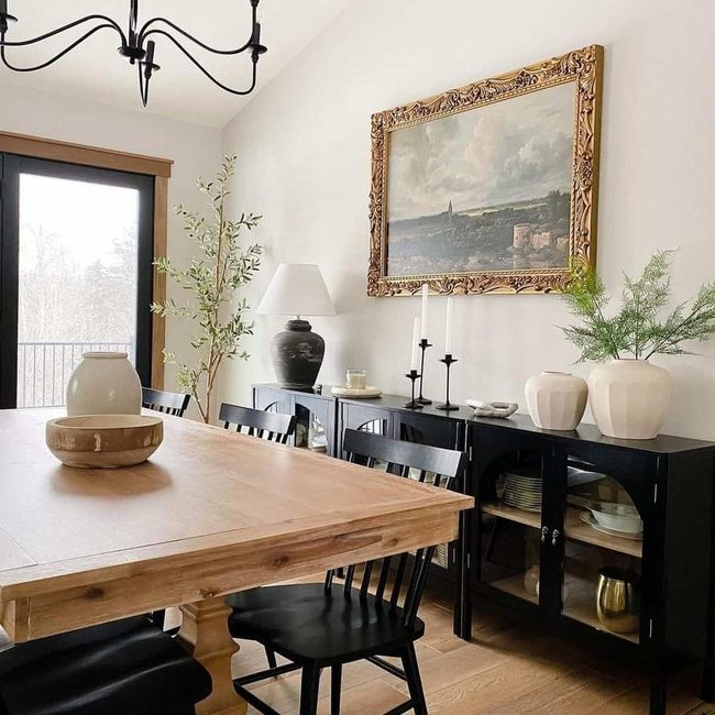 Black Glass Sideboard Modern Dining