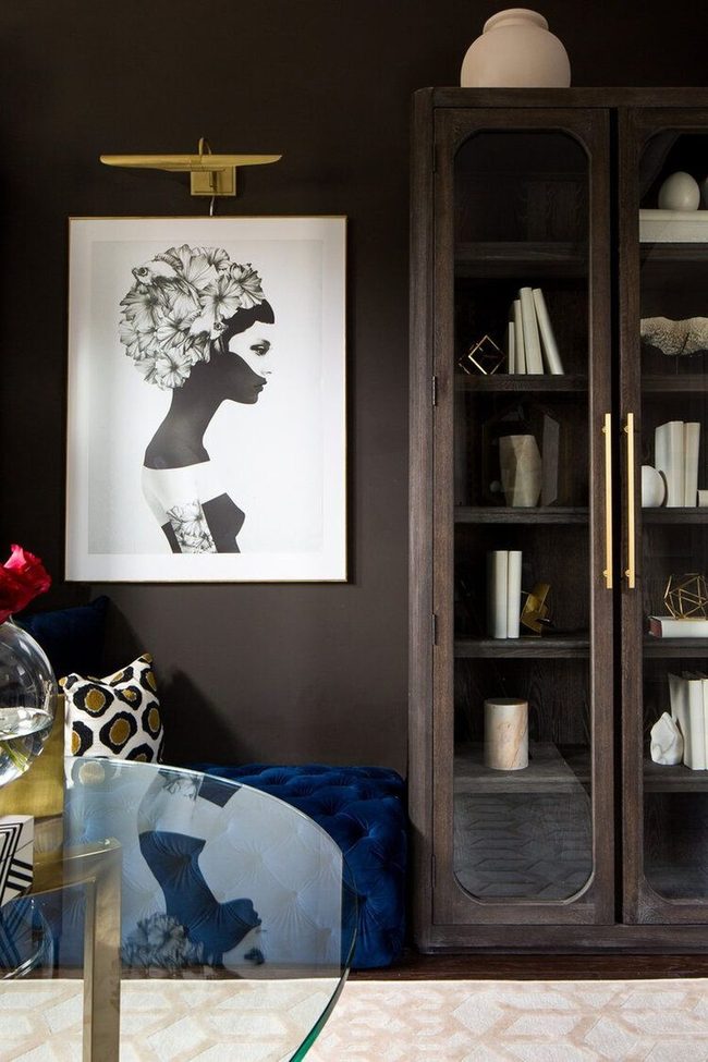 Chocolate Brown Walls Define Sophistication
