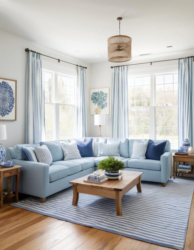 Blue and White Timeless Elegance