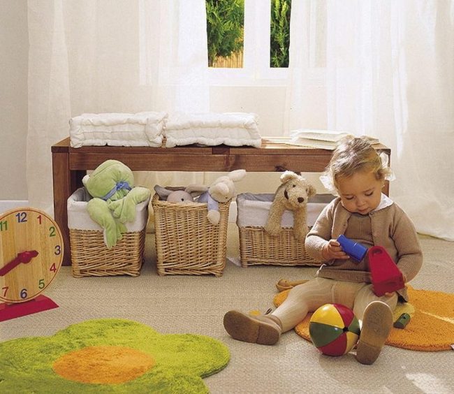 Sunlit Playroom With Colorful Toys