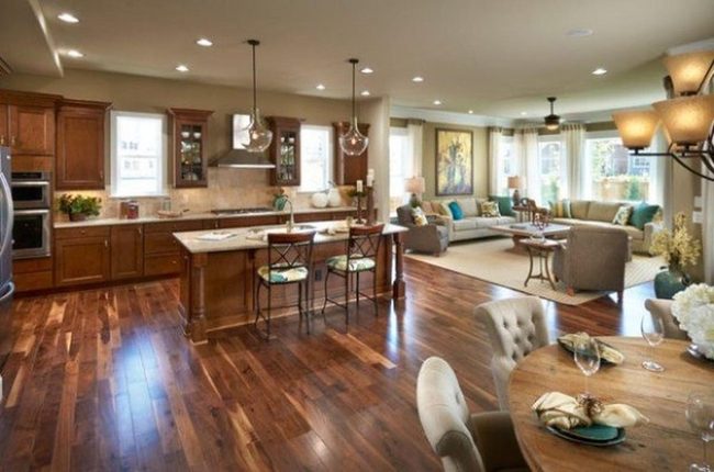 Sunlit Living Spaces Flow Together